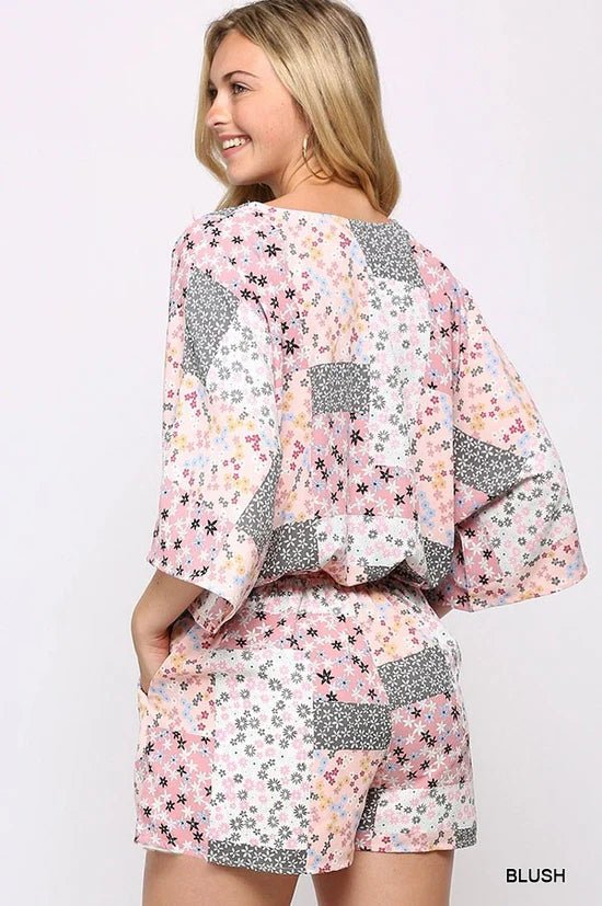 Abby Floral Romper - Mythical Kitty Boutique