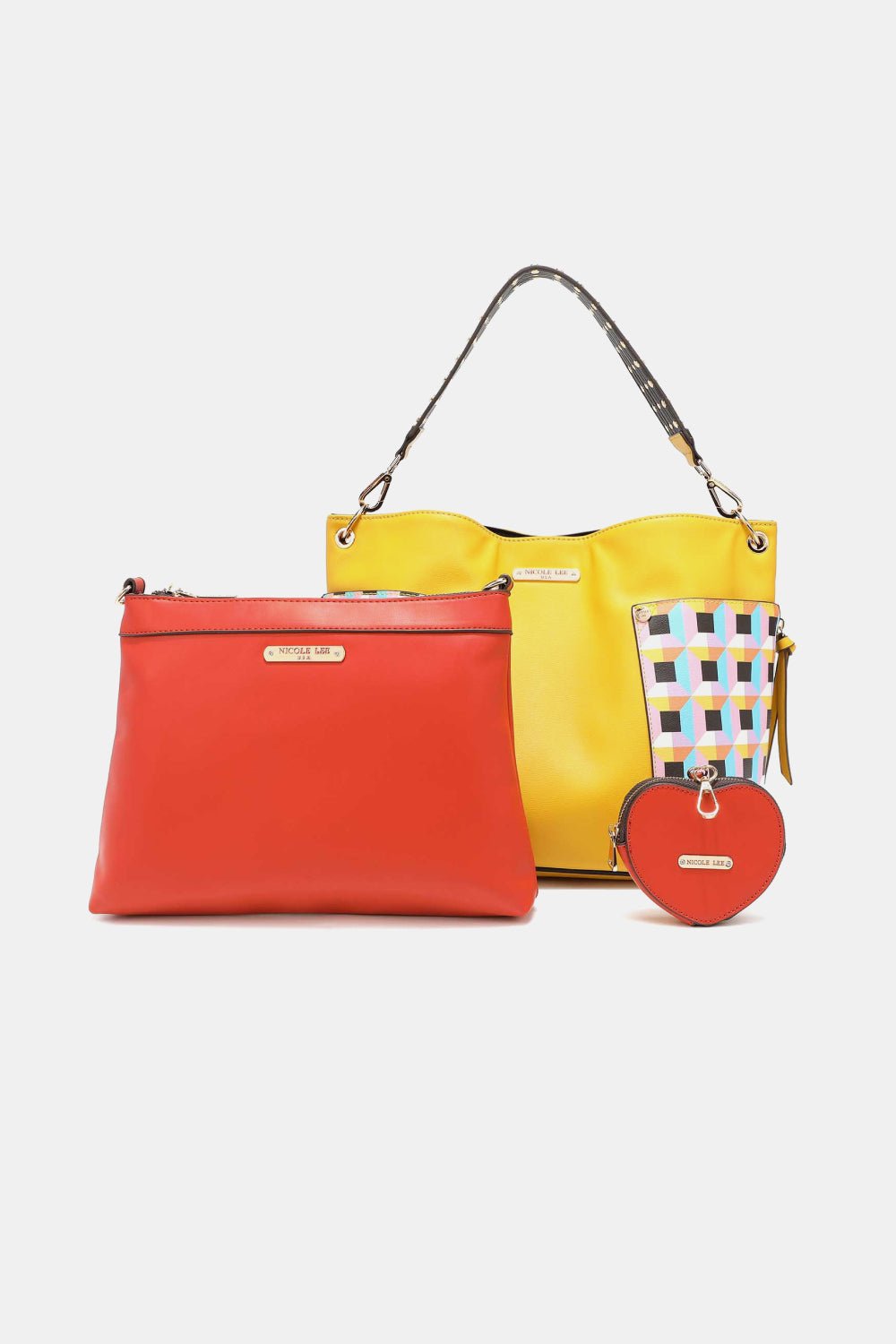 Nicole Lee USA Quihn 3 - Piece Handbag Set - Mythical Kitty Boutique