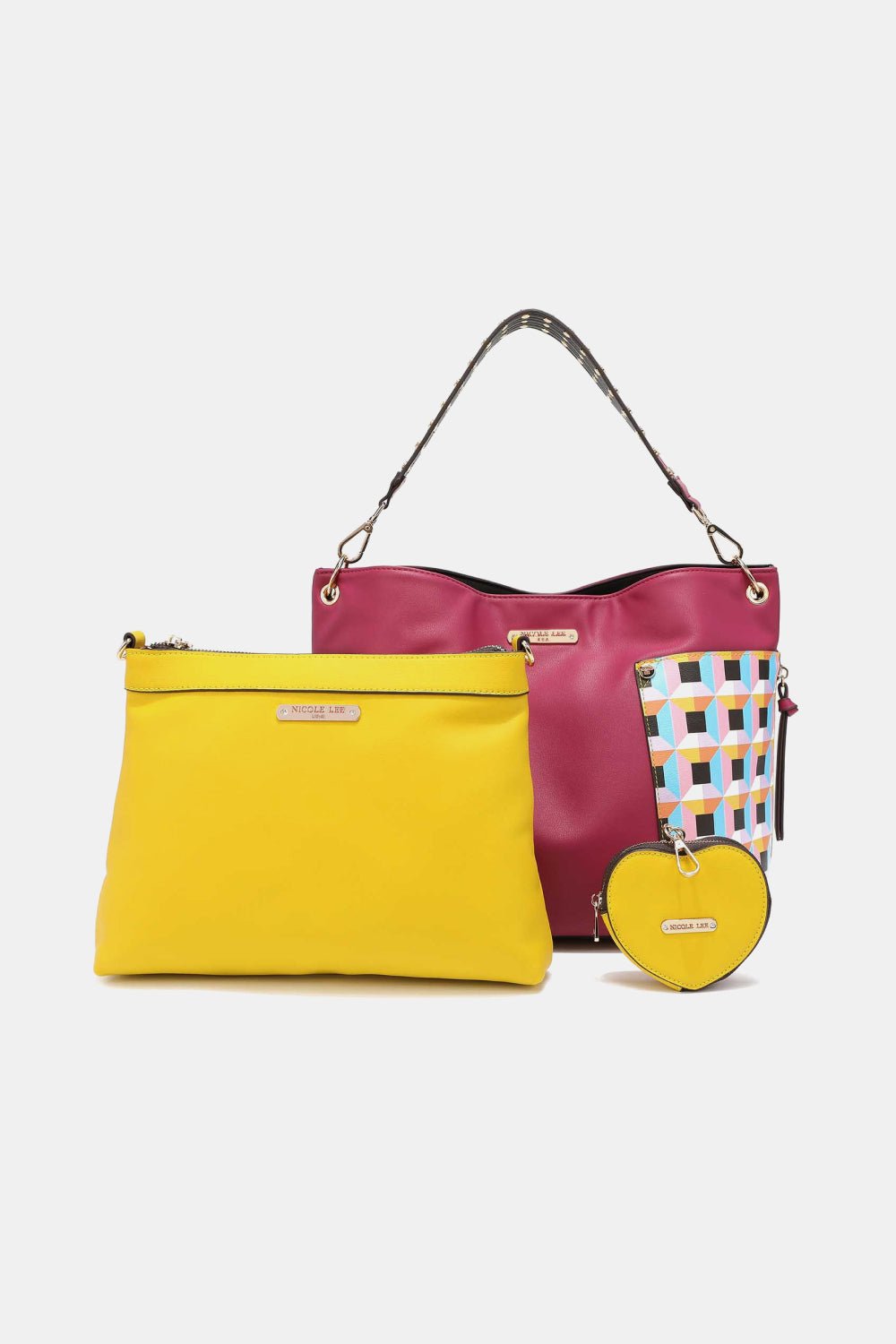Nicole Lee USA Quihn 3 - Piece Handbag Set - Mythical Kitty Boutique