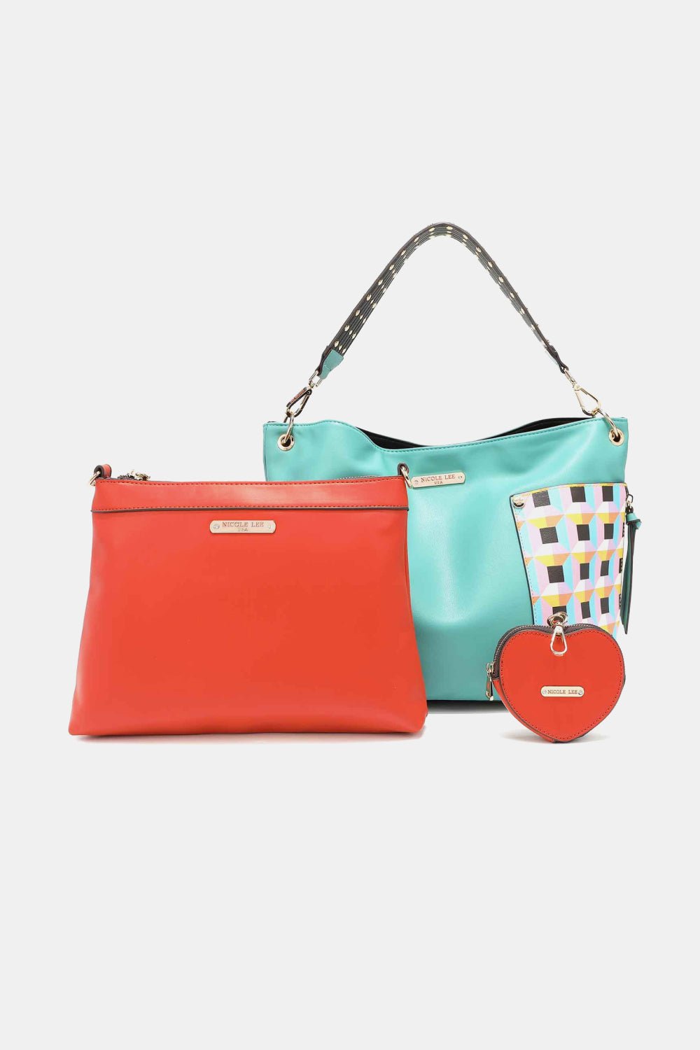 Nicole Lee USA Quihn 3 - Piece Handbag Set - Mythical Kitty Boutique