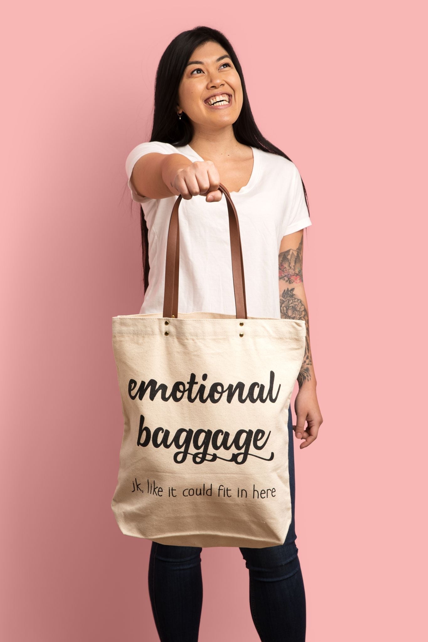 Emotional Baggage Tote Bag - Mythical Kitty Boutique