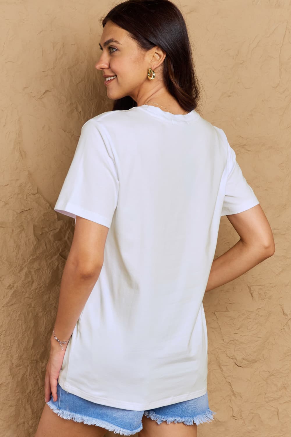 TEACHER VIBES Graphic Cotton T-Shirt - Mythical Kitty Boutique