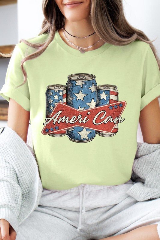 Ameri Can Graphic T Shirt - Mythical Kitty Boutique