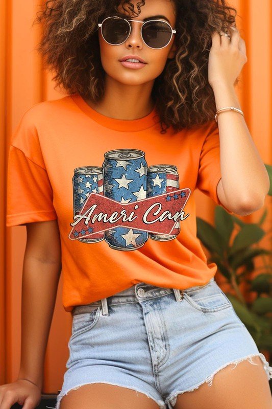 Ameri Can Graphic T Shirt - Mythical Kitty Boutique