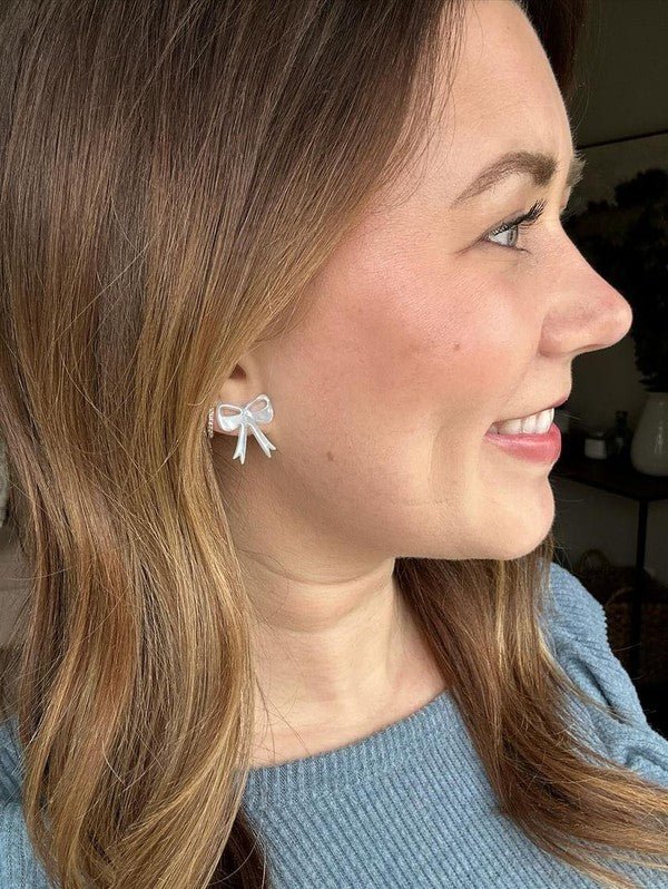 Bow Studs - Light Blue - Mythical Kitty Boutique