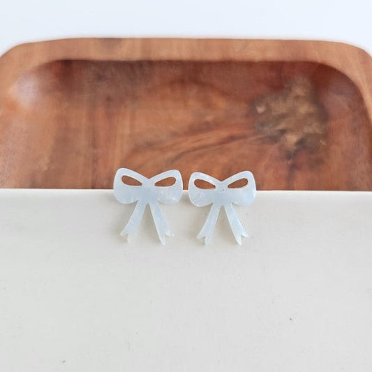 Bow Studs - Light Blue - Mythical Kitty Boutique