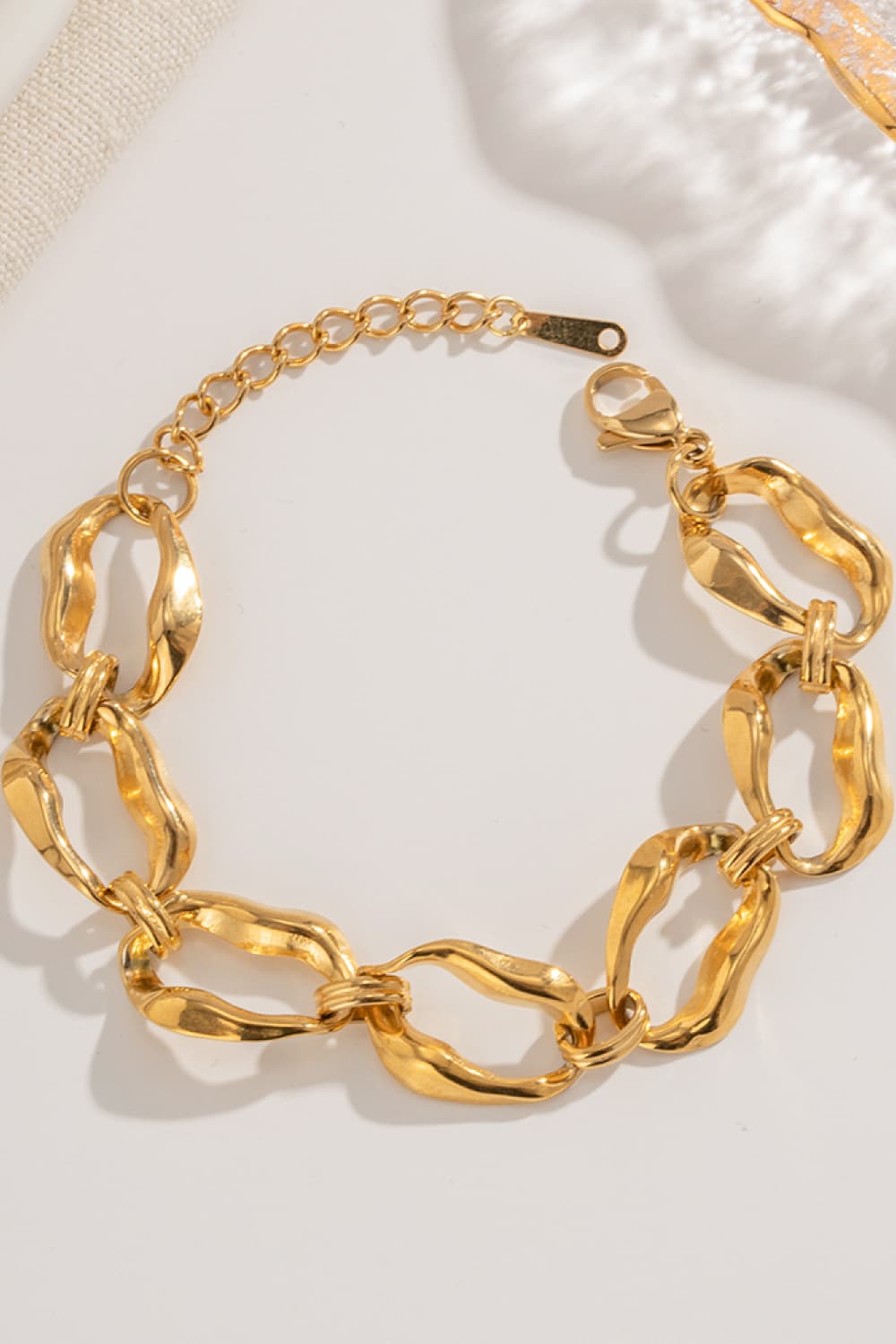 18K Gold-Plated Stainless Steel Bracelet - Mythical Kitty Boutique