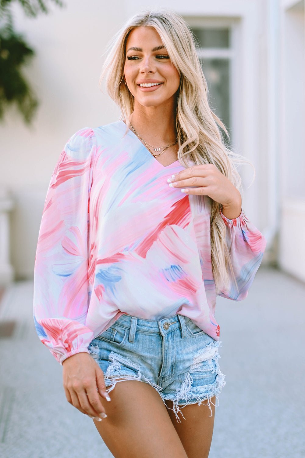 A Little Artsy Puff Sleeve Blouse - Mythical Kitty Boutique