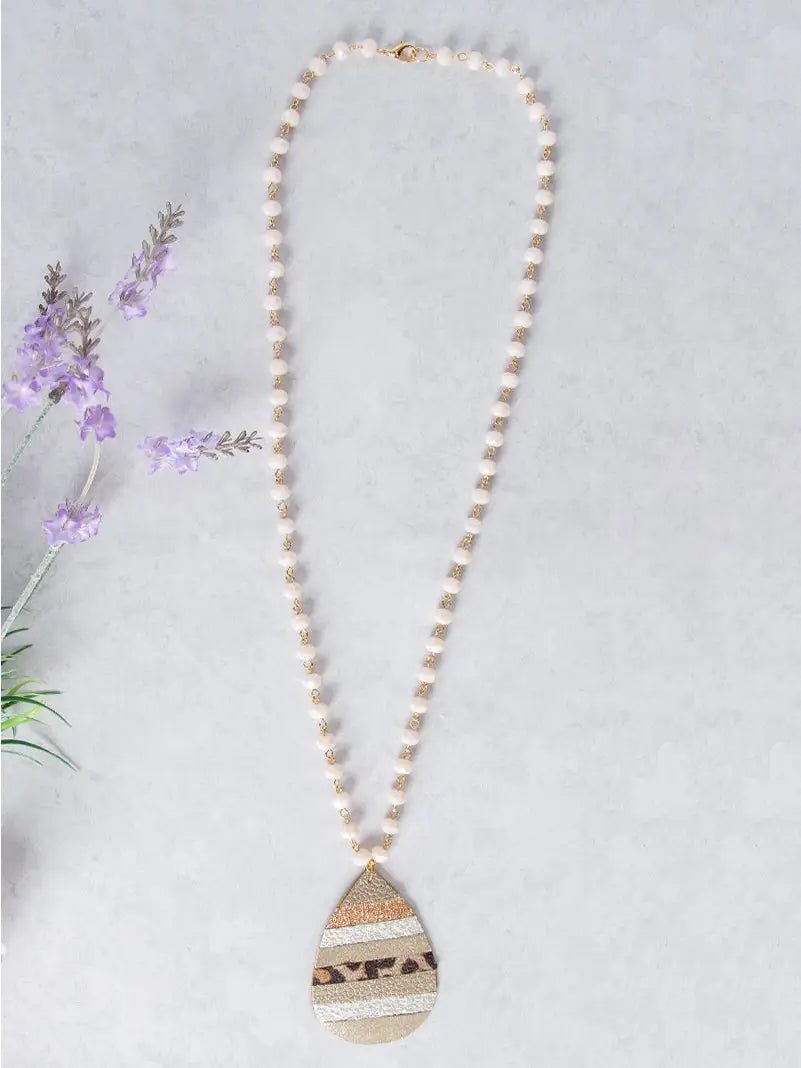 All Fun and Games Teardrop Necklace - Mythical Kitty Boutique