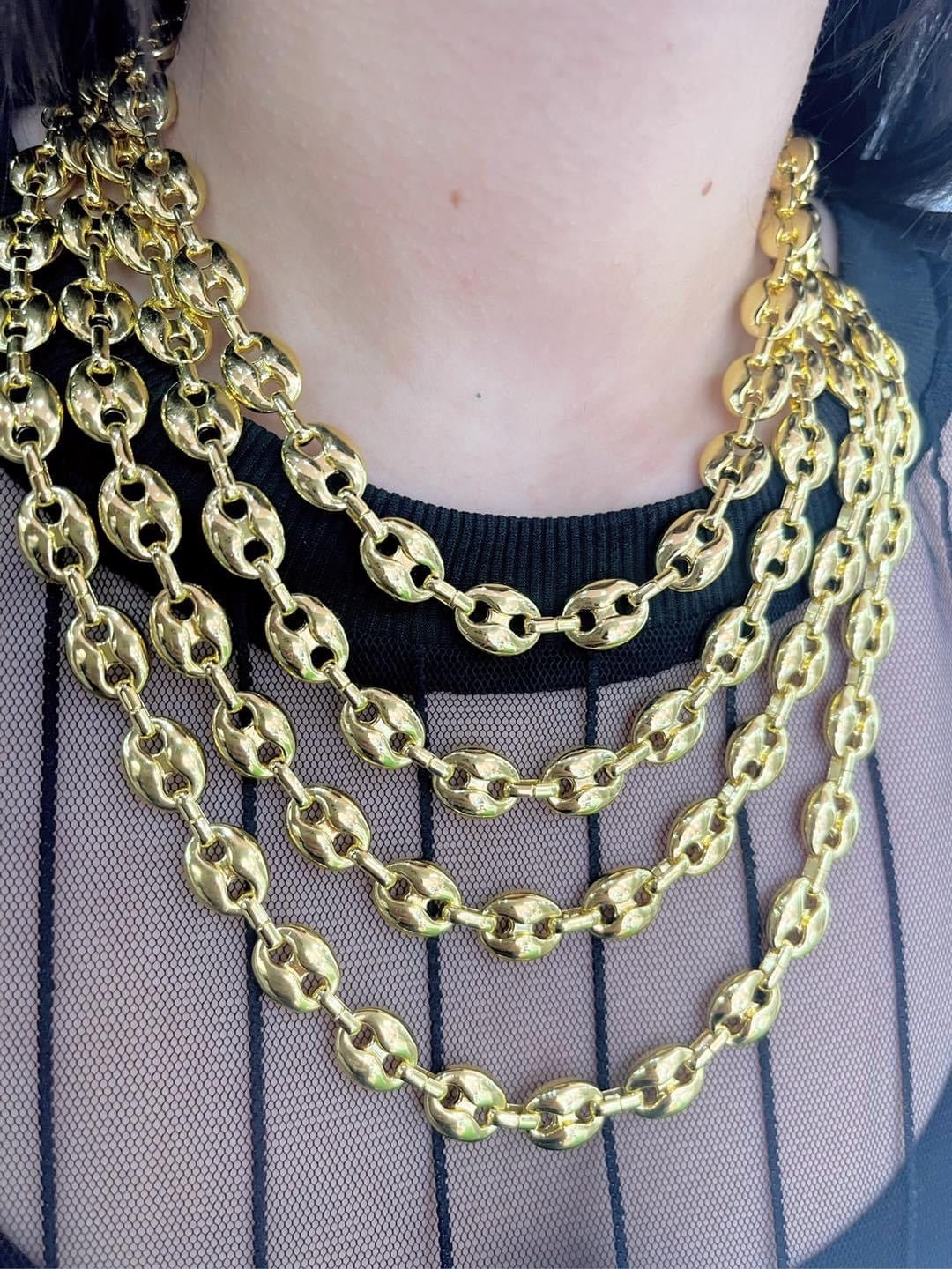 Ava Mariner Link Chain Necklace - Mythical Kitty Boutique