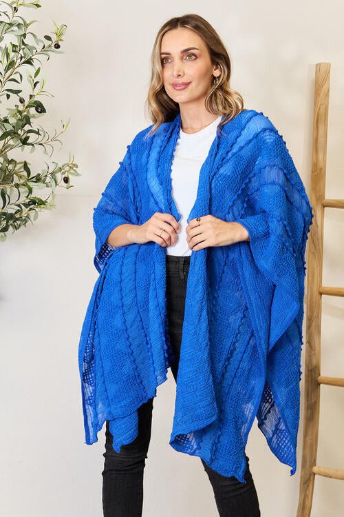 Blue Open Front Cardigan - Mythical Kitty Boutique