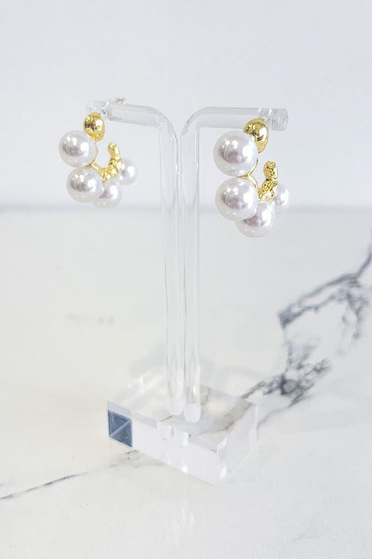 Chunky Pearl Earrings - Mythical Kitty Boutique