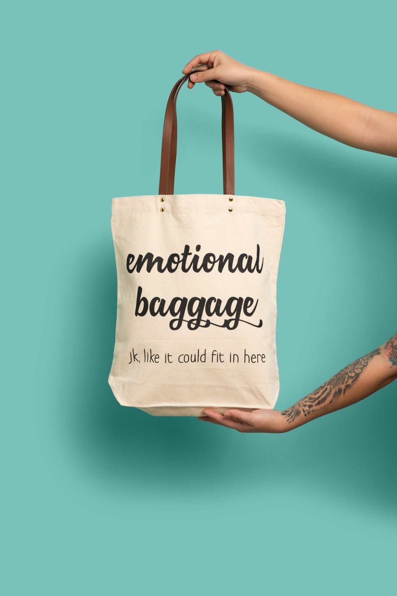 Emotional Baggage Tote Bag - Mythical Kitty Boutique