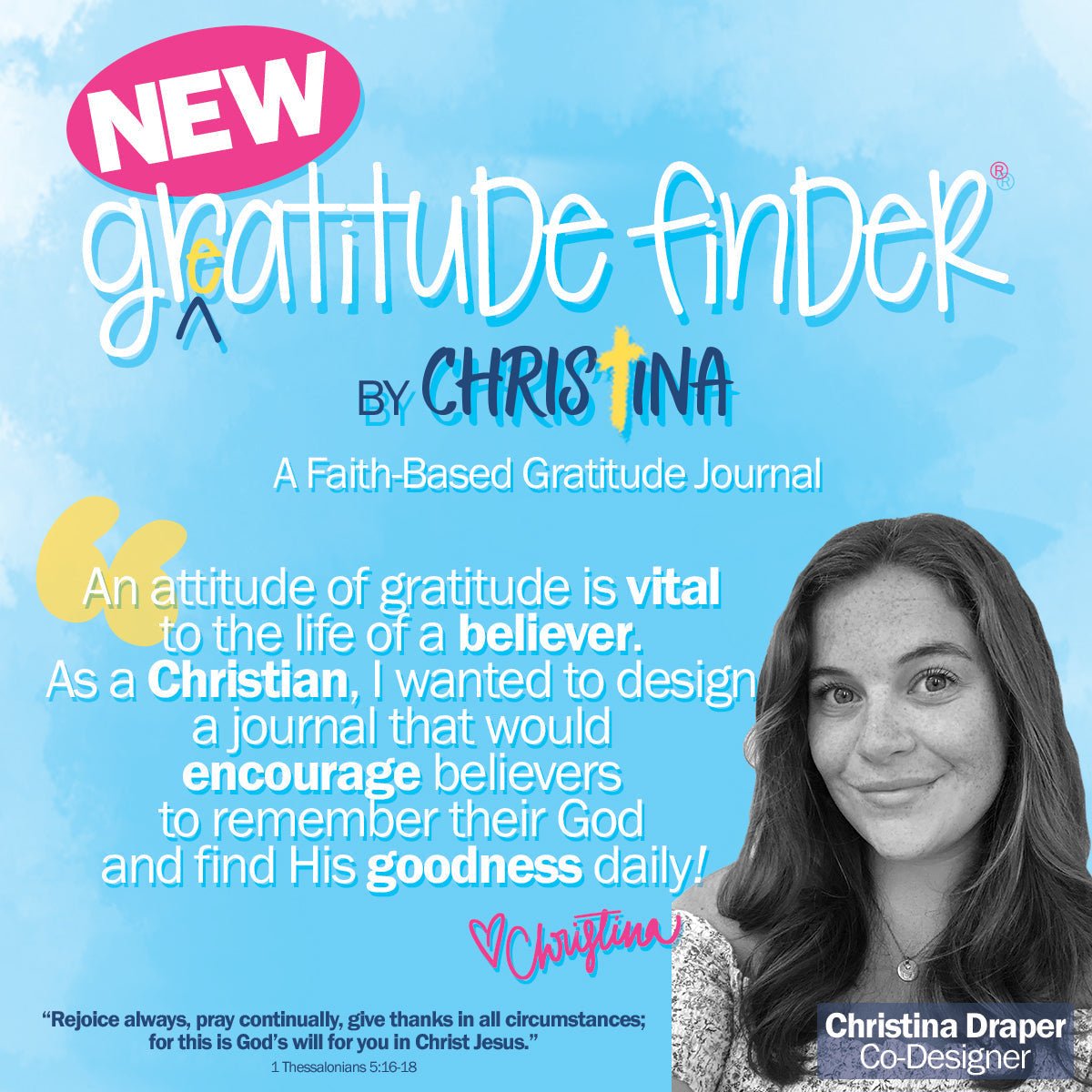 Faith-Based Gratitude Finder® Journals by Christina - Mythical Kitty Boutique