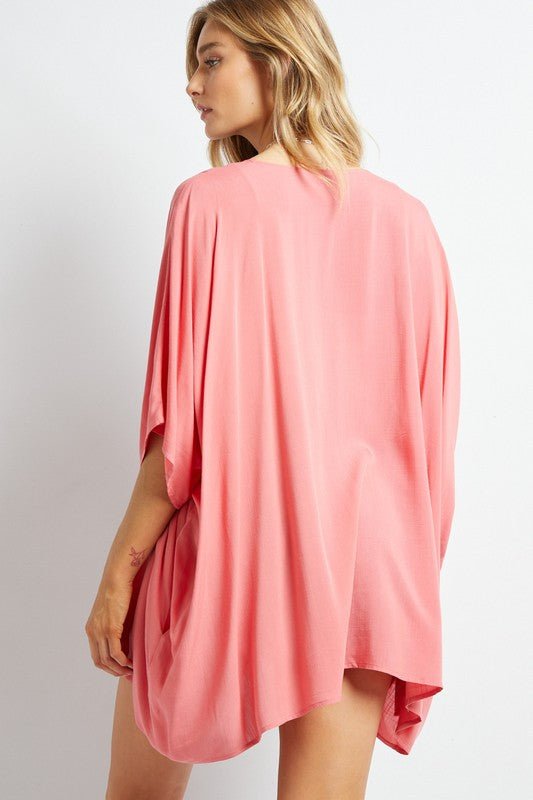 Favorite Solid Kimono Cardigan - Mythical Kitty Boutique