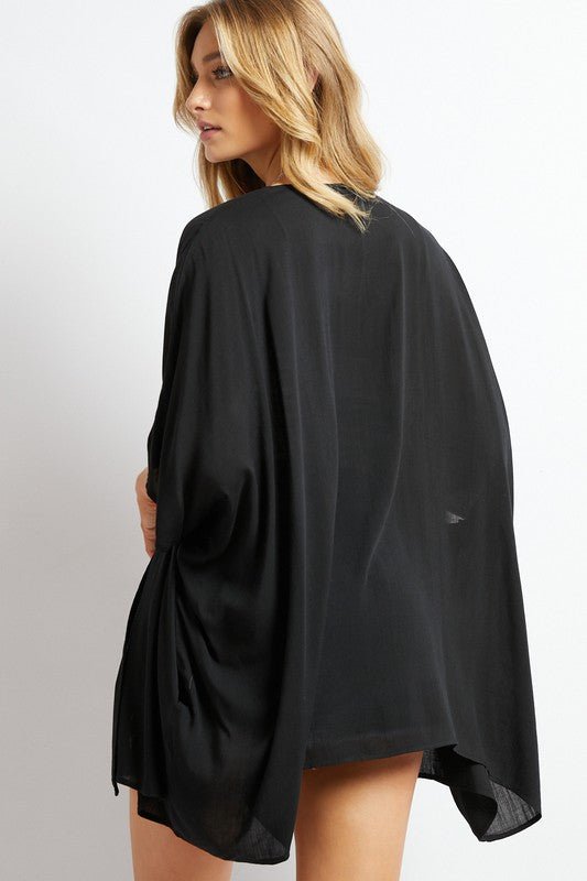 Favorite Solid Kimono Cardigan - Mythical Kitty Boutique