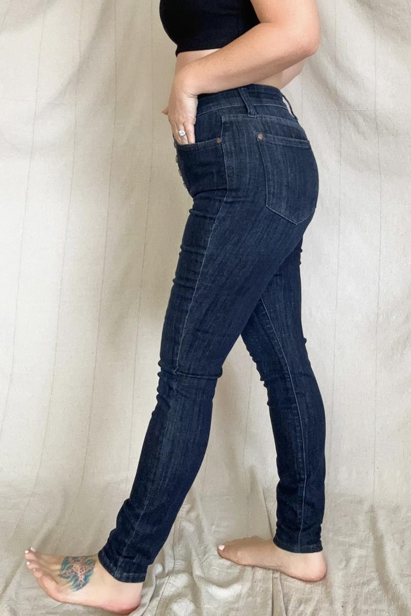 Judy Blue High Waist Dark Wash Skinny Jeans - Mythical Kitty Boutique