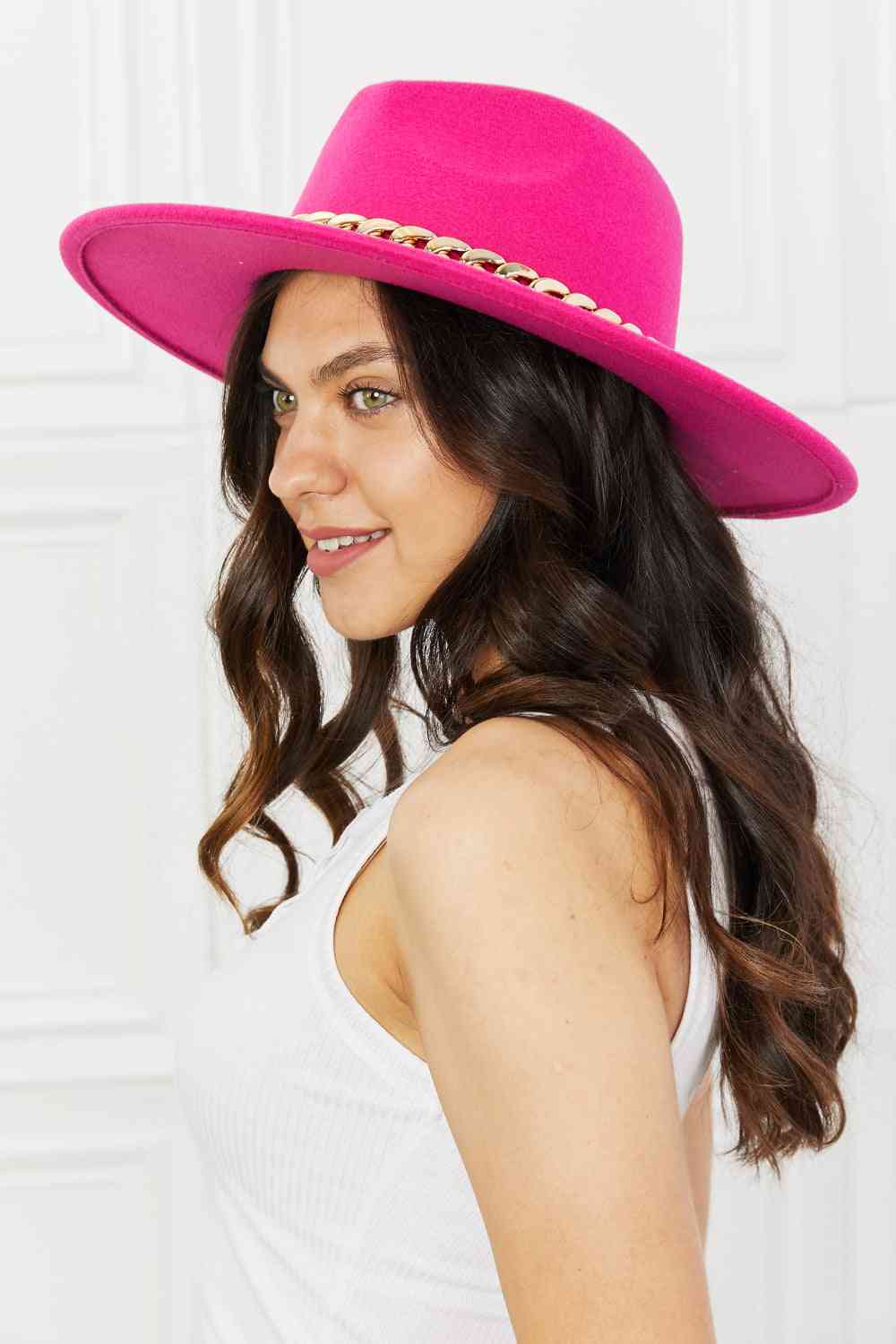 Keep Your Promise Fedora Hat in Pink - Mythical Kitty Boutique