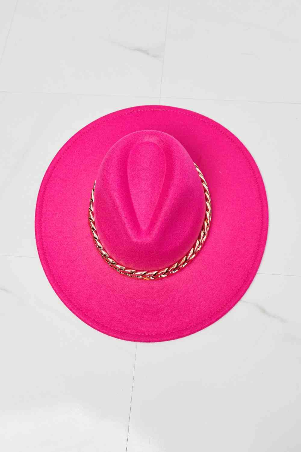 Keep Your Promise Fedora Hat in Pink - Mythical Kitty Boutique