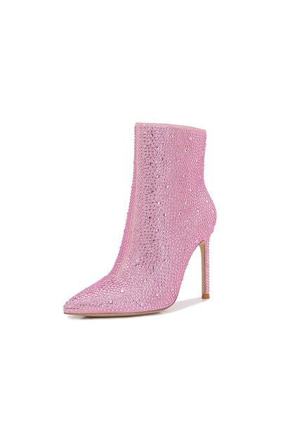 Melody Rhinestone Stiletto Boots - Mythical Kitty Boutique