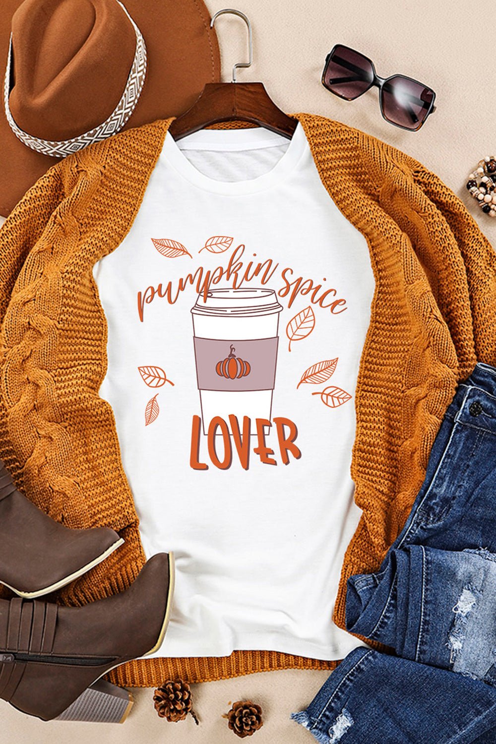 PUMPKIN SPICE LOVER Graphic T-Shirt - Mythical Kitty Boutique
