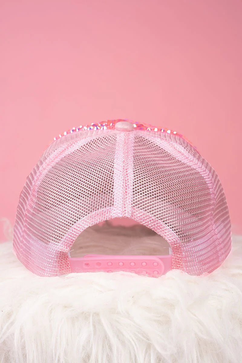 SHOWSTOPPER PINK MESH CAP - Mythical Kitty Boutique