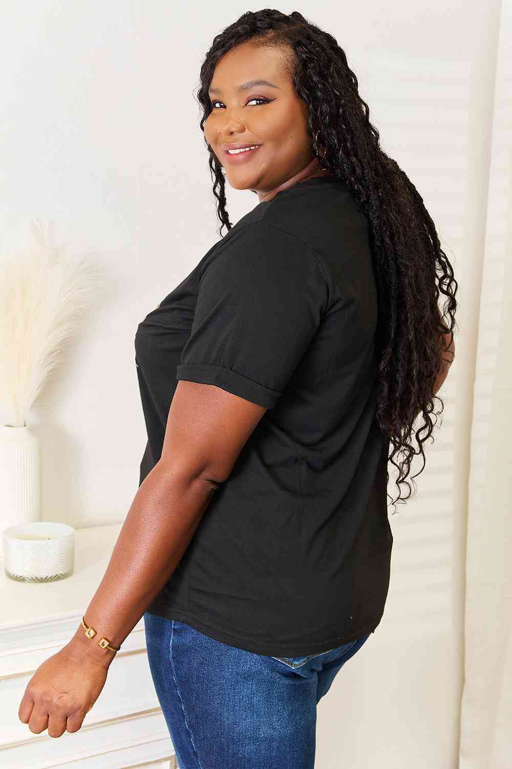 Simply Love WIFE MOM BOSS Leopard Graphic T-Shirt - Mythical Kitty Boutique