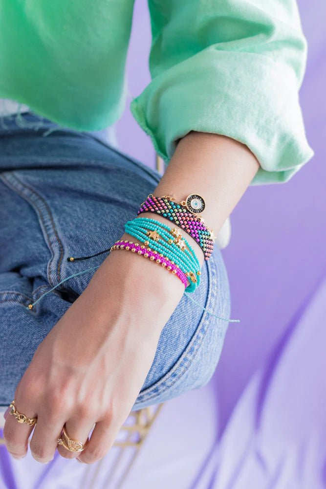 Turquesa Eye Bracelet Set - Mythical Kitty Boutique
