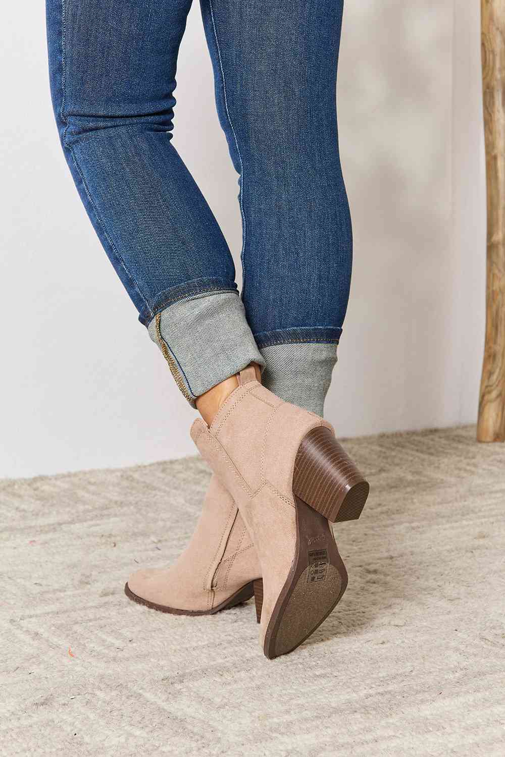 Tyson Taupe Ankle Boots - Mythical Kitty Boutique