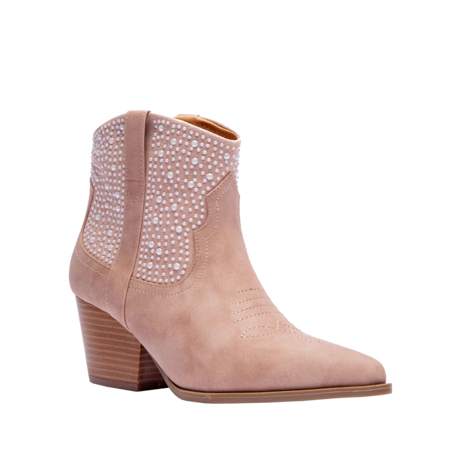 Vaca Pearl Beaded Cowgirl Booties - Mythical Kitty Boutique
