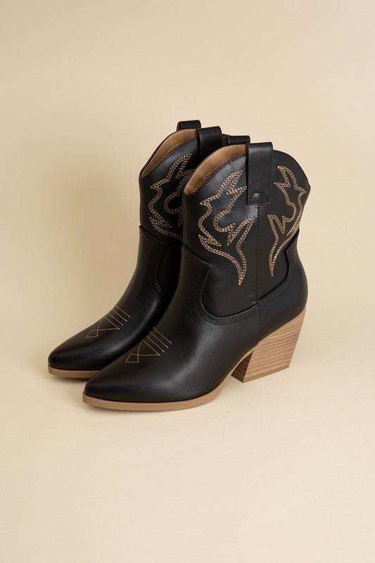 West Chic Booties - Mythical Kitty Boutique