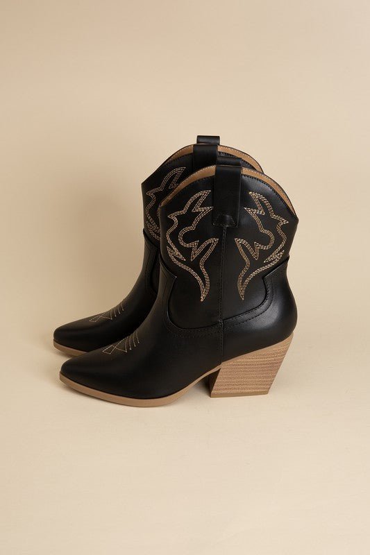 West Chic Booties - Mythical Kitty Boutique