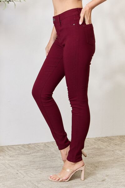 YMI Jeanswear Hyperstretch Mid-Rise Skinny Jeans - Mythical Kitty Boutique